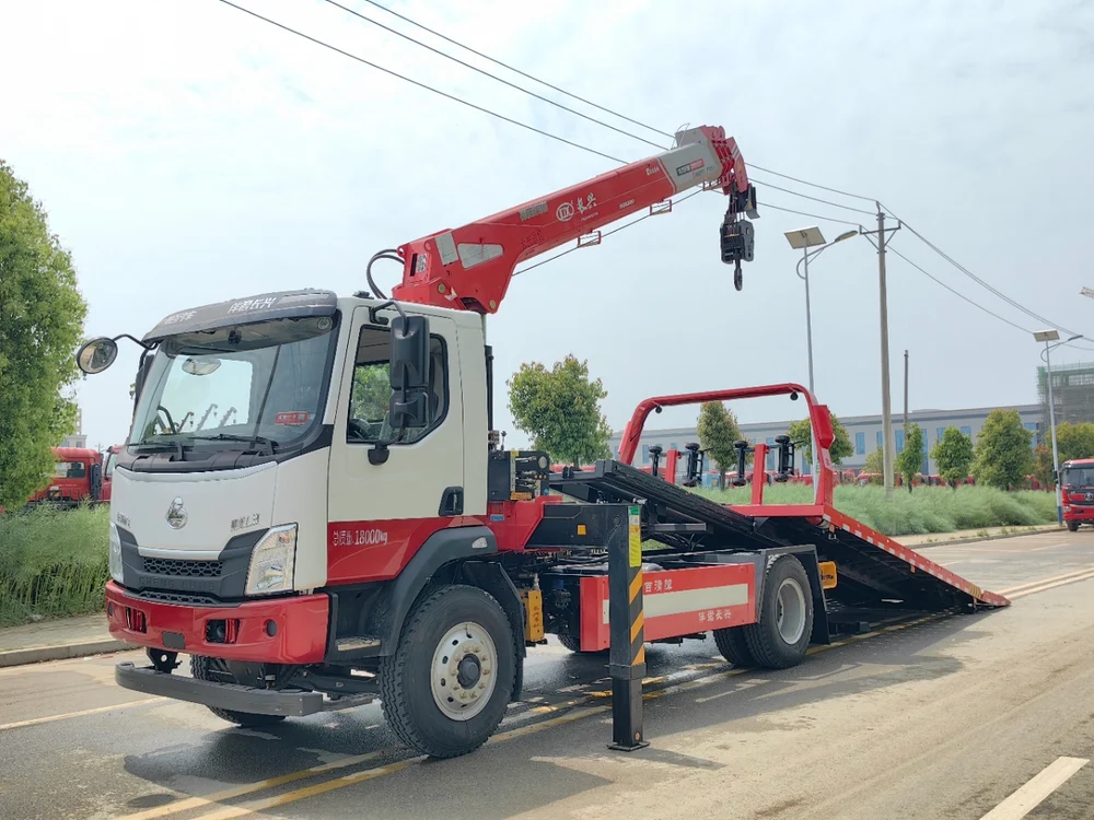 Liuzhou Chenglong Wrecker Truck with Crane