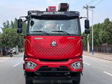 HOWO 14T 5Section Telescopic Boom Crane For Sale