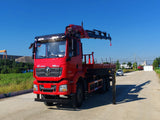 SHACMAN 6×4 12T Knuckle Boom Crane For Sale