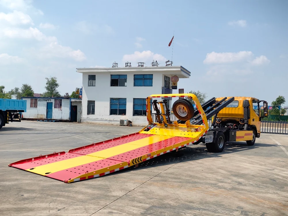 JAC Junling Integral Inclined Drop Wrecker Truck