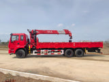 Dongfeng 6X4 with Changxing 12-Ton 4-Section Boom Crane Truck For Sale