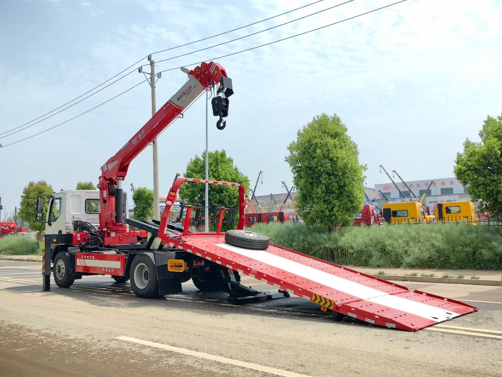 Liuzhou Chenglong Wrecker Truck with Crane