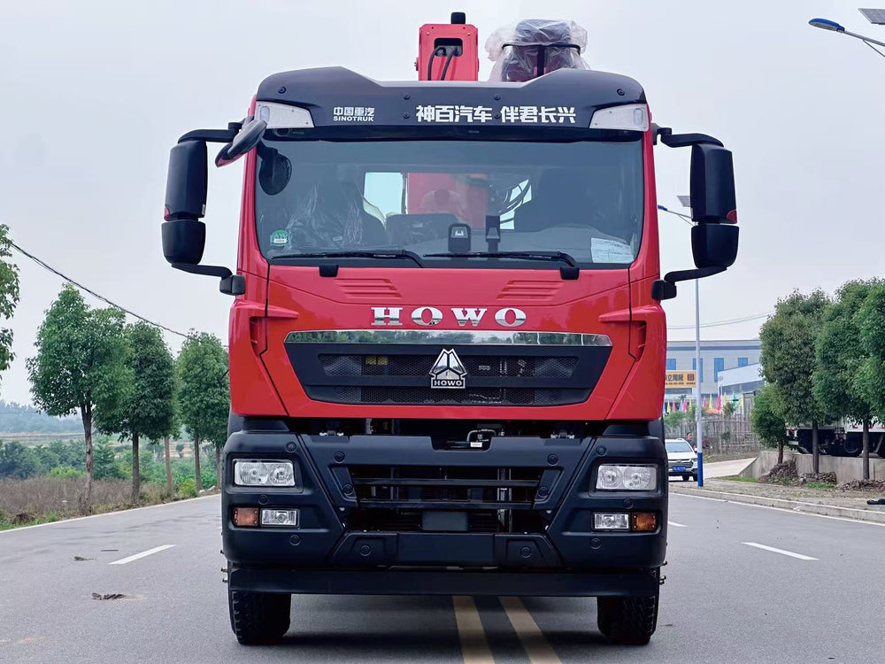 HOWO TX Palfinger14T Telescopic Boom Crane For Sale