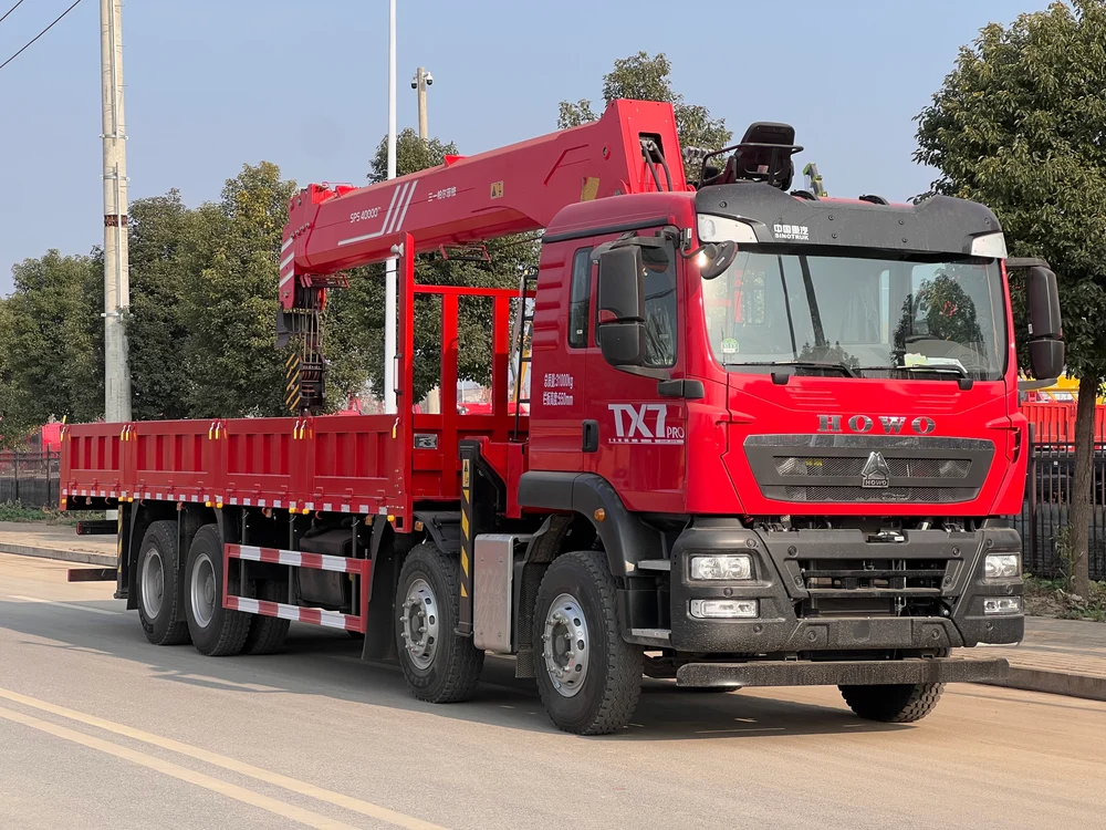 HOWO Sany 16-ton 5-section Boom Truck mounted Crane
