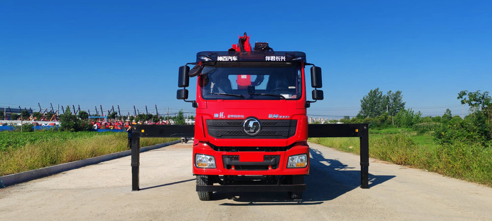 SHACMAN 6×4 270HP Knuckle Boom Crane For Sale