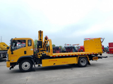 Three-ring folding arm Wrecker truck
